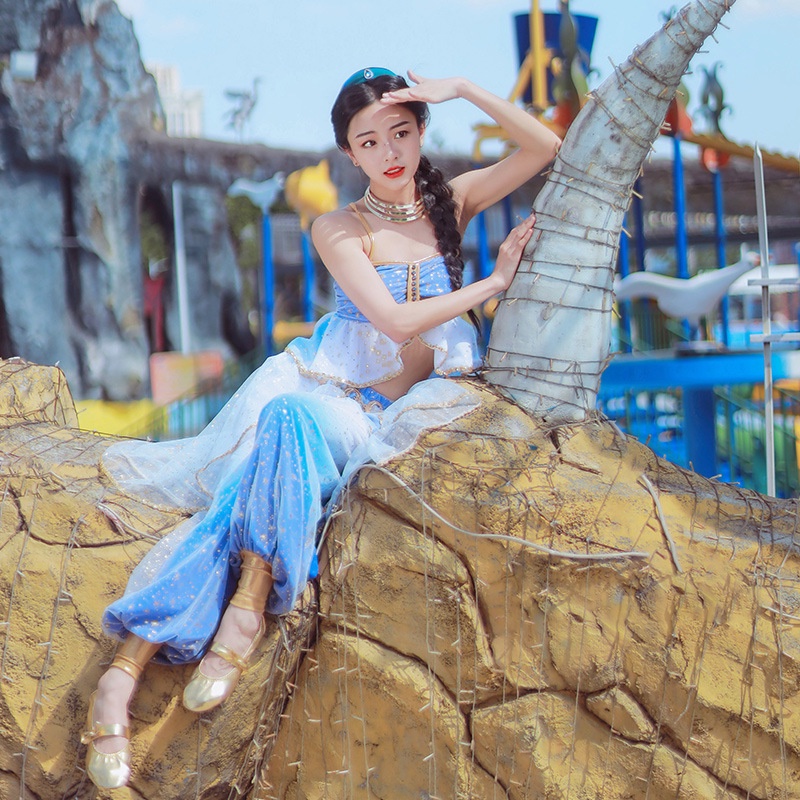 Bộ Đồ Hóa Trang Công Chúa Aladdin Xinh Xắn Dịp Halloween