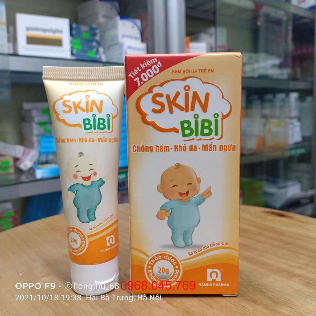 Kem bôi da trẻ em SKINBIBI - Chống hăm, khô da và mẩn ngứa ở trẻ em