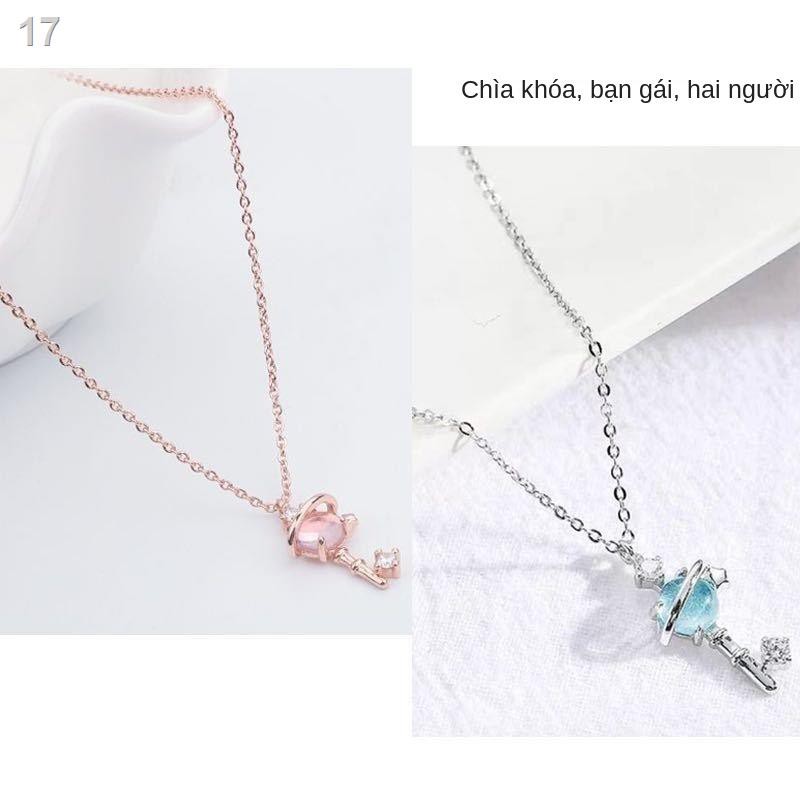 Vòng cổ instagram hành tinh tưởng tượng hai ba bốn nữ mặt dây chuyền xương đòn học sinh phong cách Hàn Quốc màu x