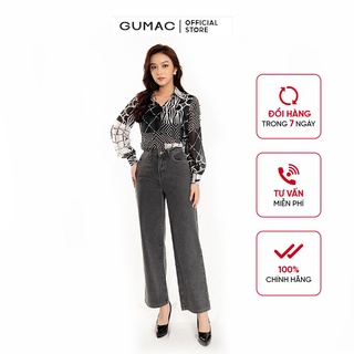 Áo sơ mi nữ cổ đức gumac ab4206