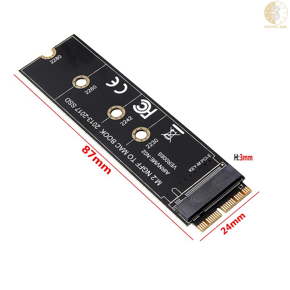 Thẻ Chuyển Đổi M.2 Nvme Ssd Cho Macbook Air Pro 2013 2014 2015 2016 2017 | BigBuy360 - bigbuy360.vn