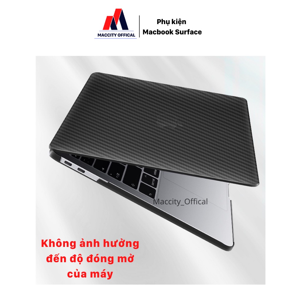 ỐP MACBOOK, CASE MACBOOK cacbon silicon cap cấp siêu nhẹ -Chống xước, chống va đập