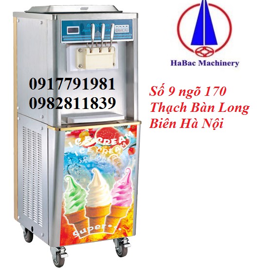 Máy làm kem 3 màu Jingling BQ-833