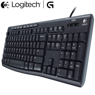 Bàn phím Logitech K200 - chính hãng - Logitech keyboard 200 (Xám)