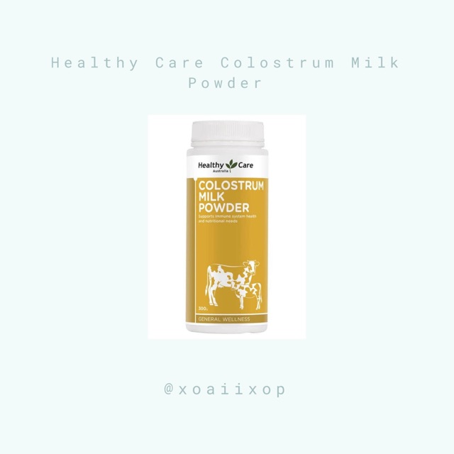 Sữa Bò Non Úc Healthy Care Colostrum Milk Powder 300g - Beauty Shop