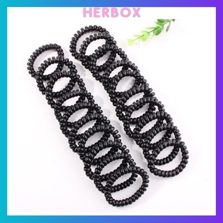 Dây buộc tóc lò xo - dây chun buộc tóc nhựa xoắn loại đẹp