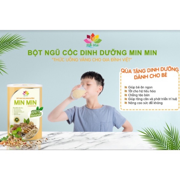 Ngũ Cốc Lợi Sữa MinMin loại Hạt mẫu mới 500g giúp mẹ bầu ăn tốt, Tăng sữa sau sinh Windy.com