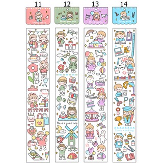Sticker bé gái cute - mjstore