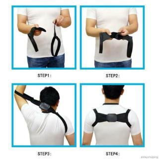 Adjustable Back Posture Corrector Shoulder Upper Back Support Humpback Correction Belt