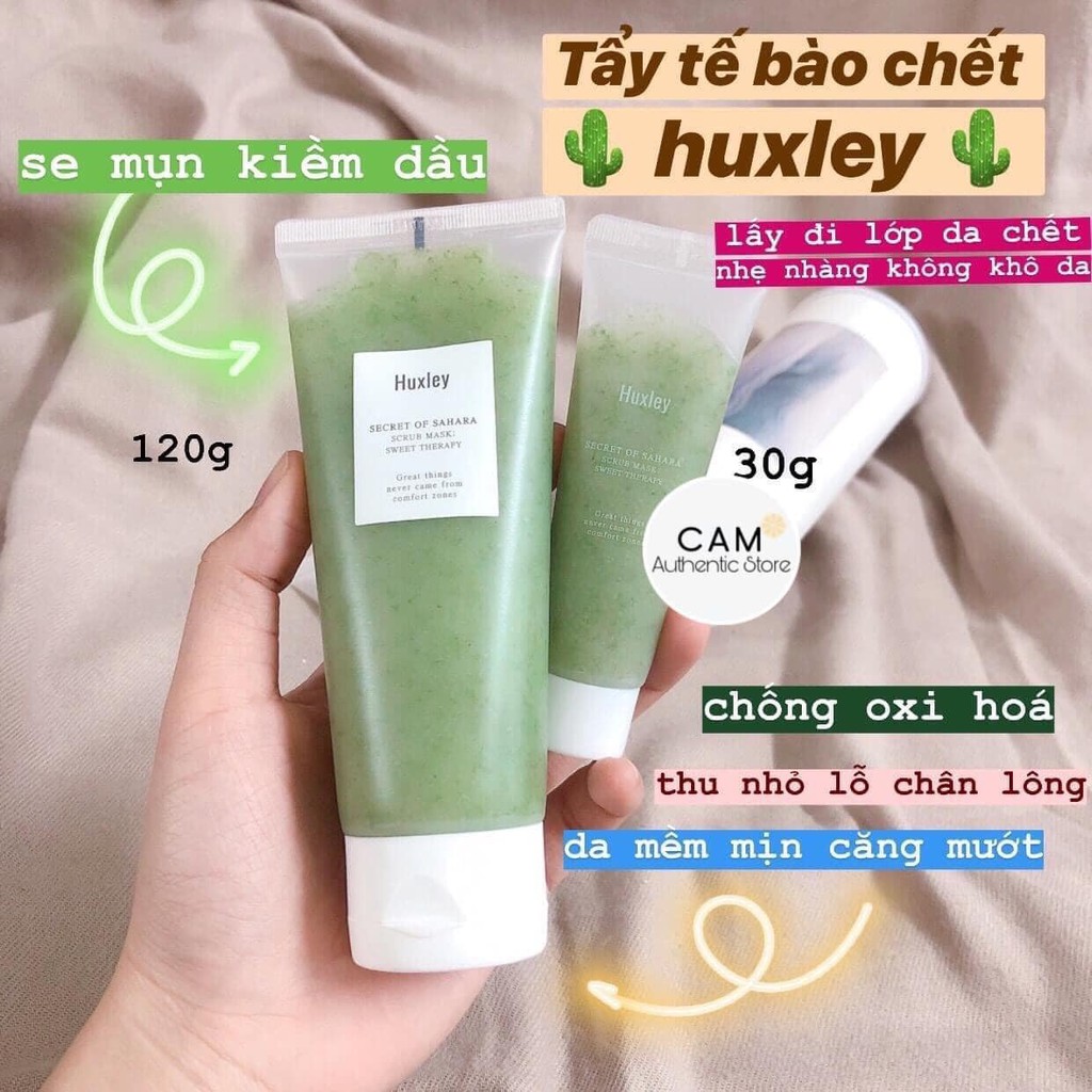 Tẩy Tế Bào Chết, Dưỡng Da Chiết Xuất Từ Xương Rồng Huxley Scrub Mask Therapy 30g | BigBuy360 - bigbuy360.vn