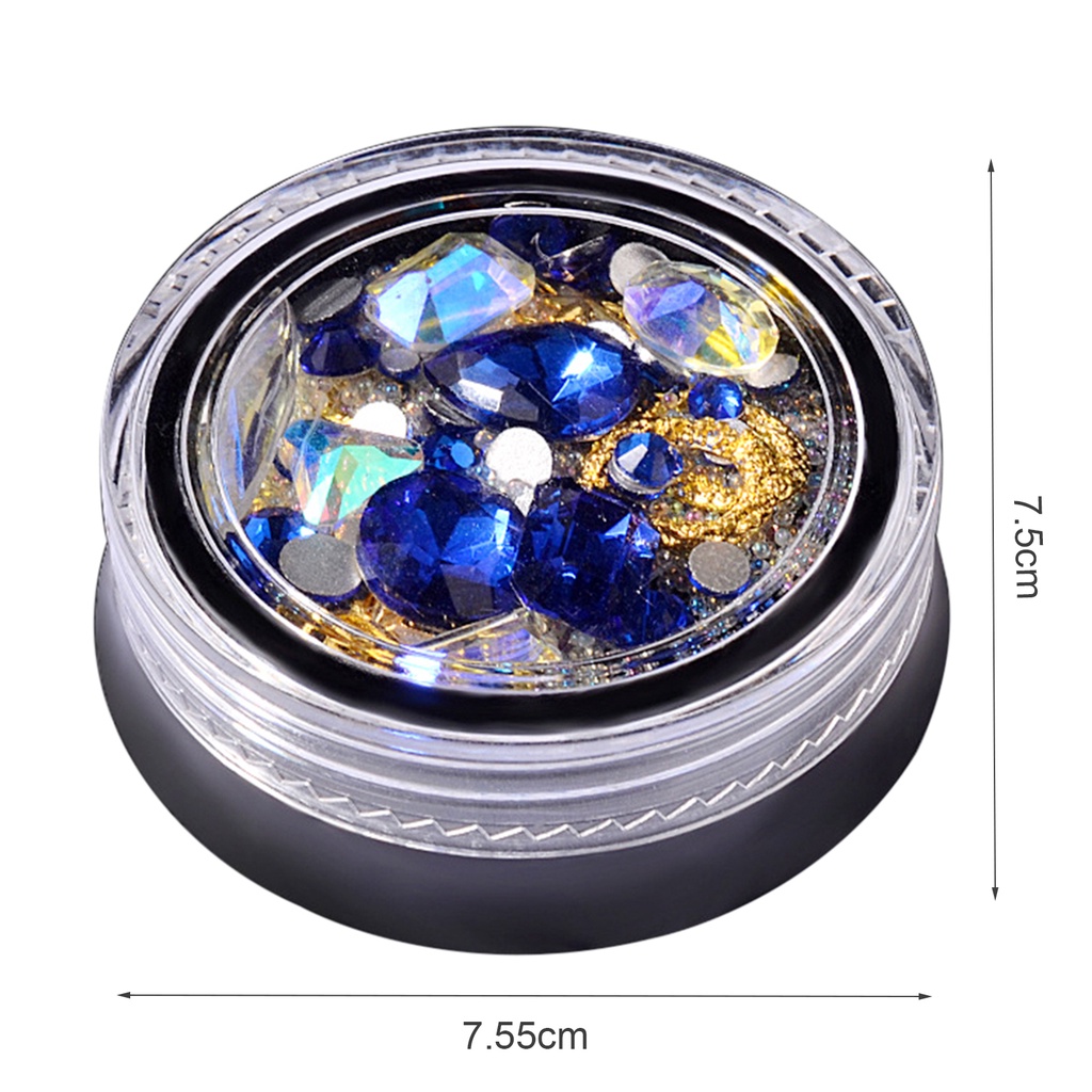 [Hàng mới về] Hộp đá trang trí móng tay nghệ thuật 3D