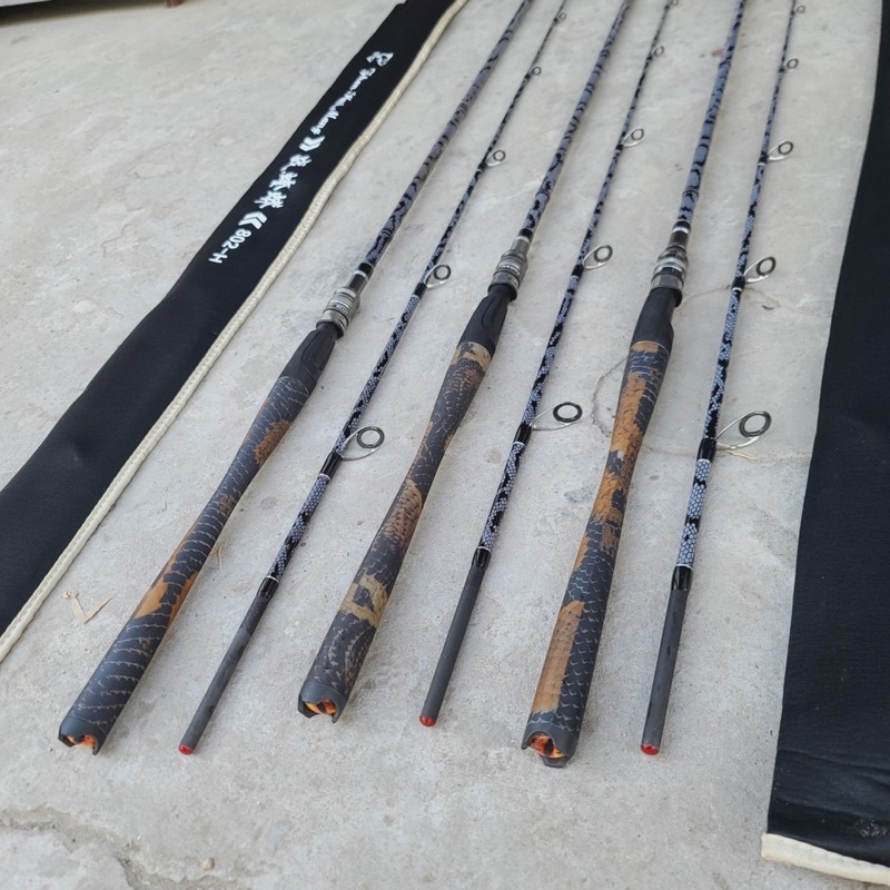 Cần Lure vân Da Rắn siêu khoẻ