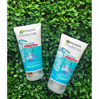 Sữa rửa mặt Garnier Skinactive 3 in 1 Hautklair - 🇩🇪 Hàng nội địa Đức