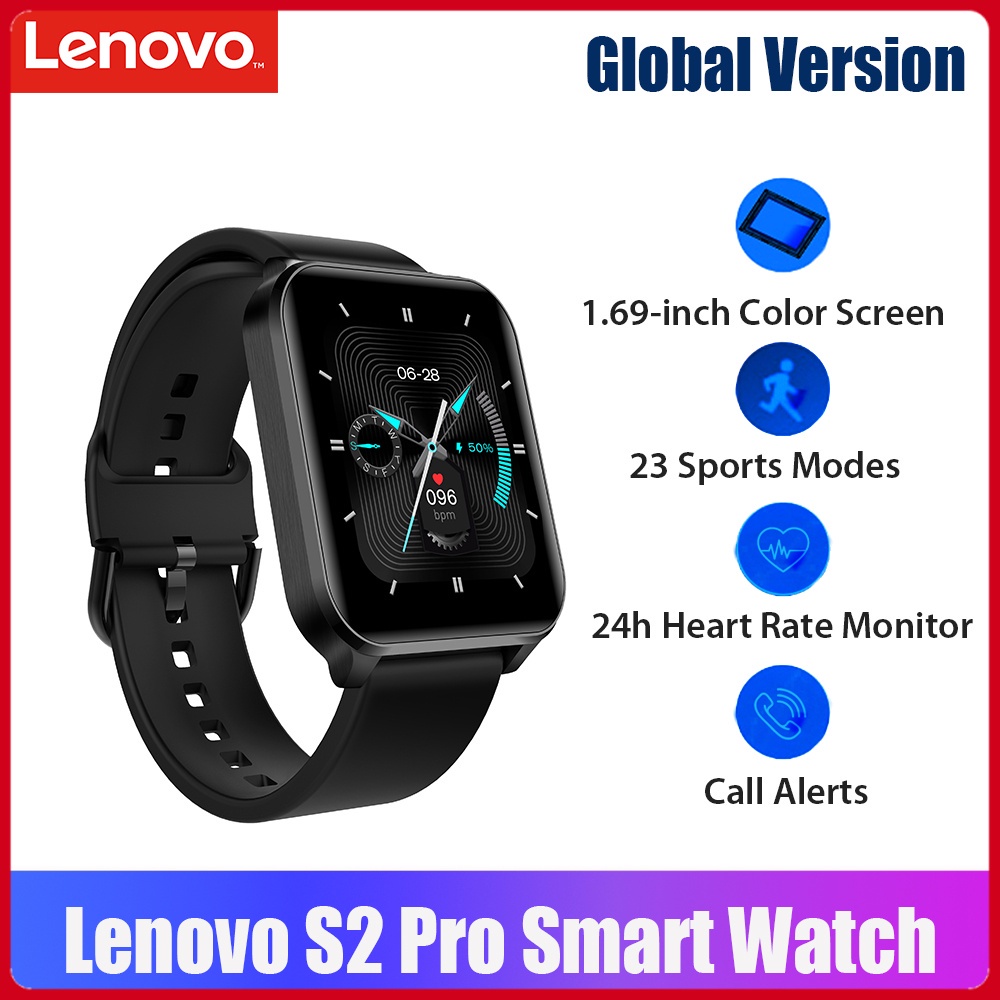 Đồng Hồ Thông Minh Lenovo S2 Pro Màn Hình Màu 1.69-Inch Với 23 Chế Độ Khác Nhau
