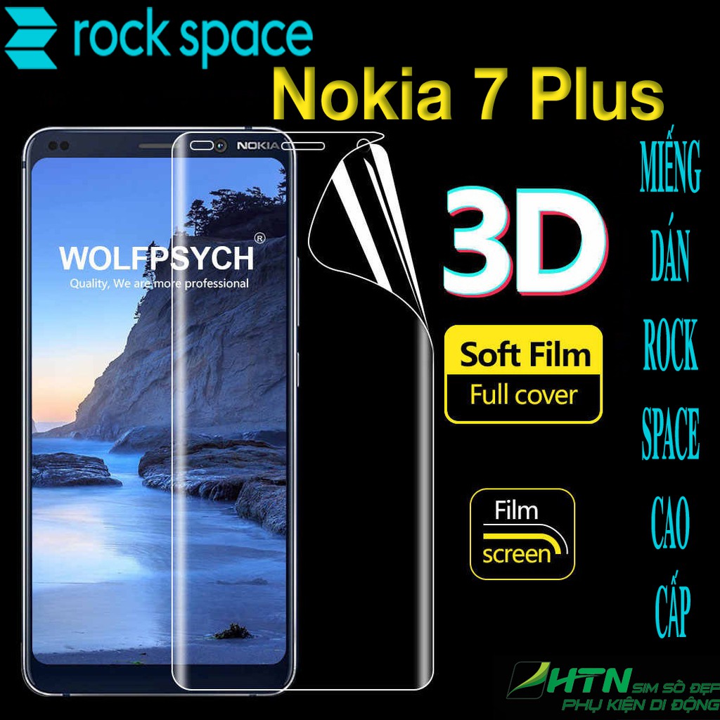 Miếng dán PPF Nokia 7 Plus cao cấp rock space dán màn hình/ mặt sau lưng full bảo vệ mắt, tự phục hồi vết xước,…
