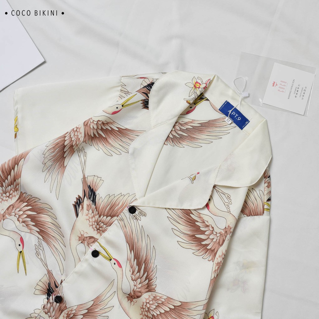 𝑪𝑶𝑪𝑶 𝑩𝑰𝑲𝑰𝑵𝑰 Bộ Đồ Ngủ - Đồ Mặc Nhà Satin ( HCC815 ) | BigBuy360 - bigbuy360.vn