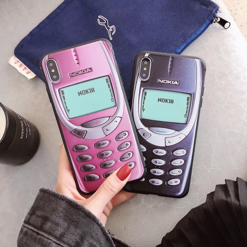 Ốp điện thoại TPU mềm hình chiếc điện thoại NOKIA cổ điển dành cho iPhone12/12pro/12promax//7/8/7p/8p/X/XS/Xr/Xs Max | BigBuy360 - bigbuy360.vn