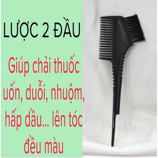 Lược chải thuốc nhuộm 2 đầu