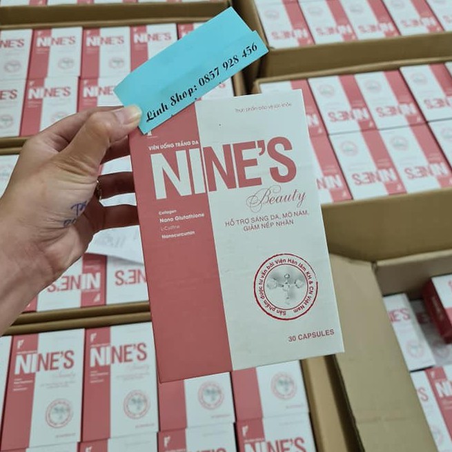Nines Beauty trắng da, mờ nám, giảm nếp nhăn (Hộp 30 Viên) | BigBuy360 - bigbuy360.vn