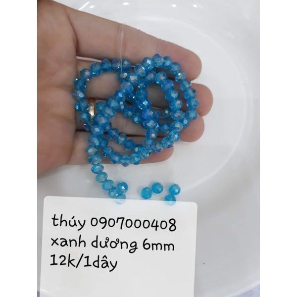 Pha lê bánh cam 6mm