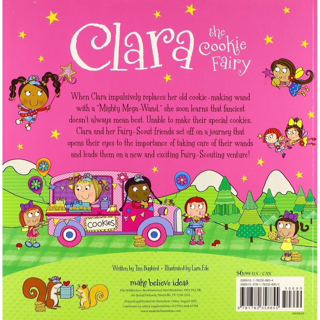 Sách truyện tiếng anh cho bé gái Clara the Cookie Fairy