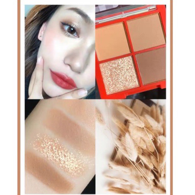 Phấn Mắt Nhũ Diamond Glint Dupe 3CE - Màu Mắt Kim Tuyến Lấp Lánh Eyeshadow Palette