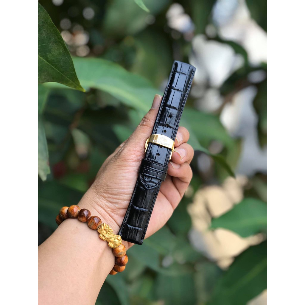 DÂY ĐỒNG HỒ DA CÁ SẤU HANDMADE