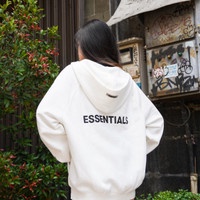 Áo hoodie unisex MADELA nữ form rộng essentials