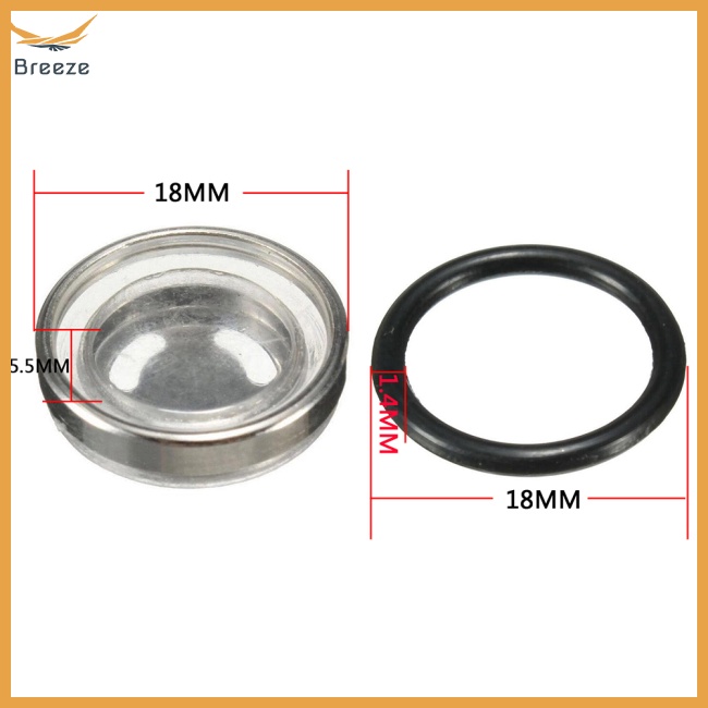 Set 2 Vòng Đệm Xi Lanh Phanh Kính / Dầu Xe Máy 18mm