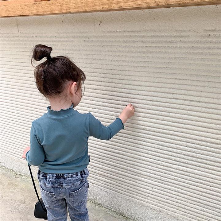 Áo kiểu tay dài cỡ 90-140 dành cho bé gái