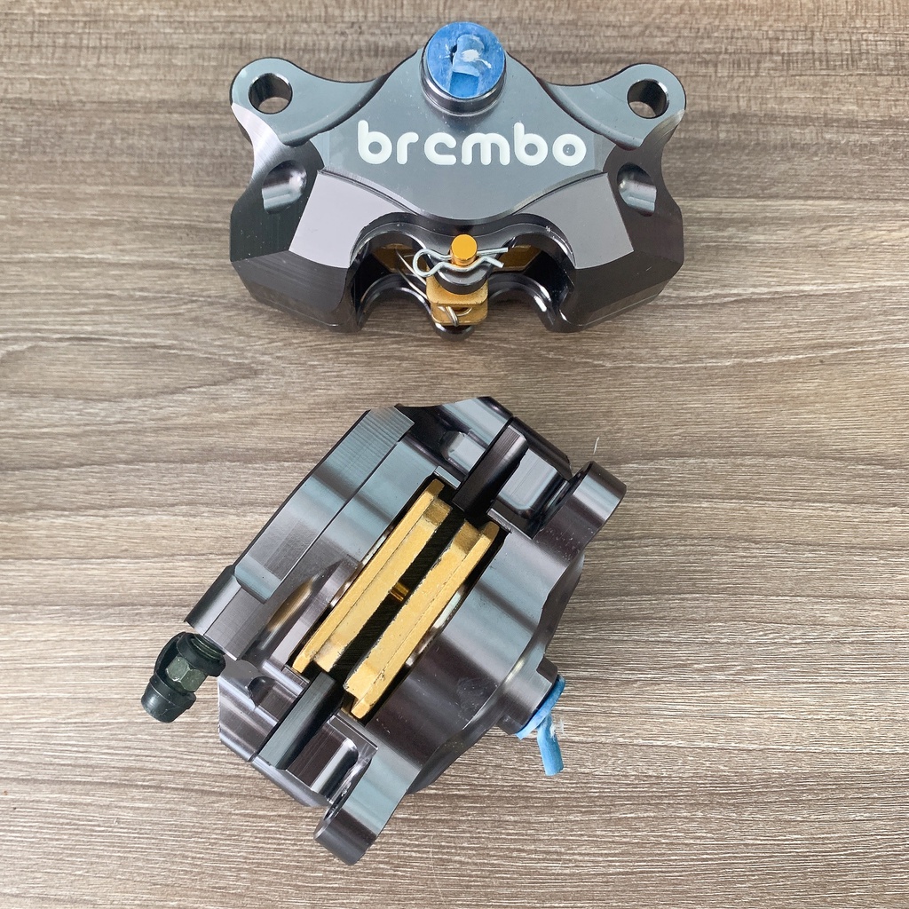 Heo Dầu Trước Brcmbe 2pis đối xứng (Màu Xám) Kèm Pát CNC gắn AB Vario Vision Click Mio Luvias Xìpo Nouvo Sonic đĩa ZIN