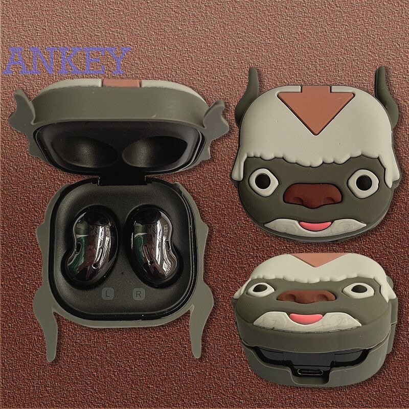 Samsung Galaxy Buds2 Pro / Buds 2 / Buds Pro / Buds Live Vỏ Bảo Vệ Hộp Sạc Tai Nghe Trong Suốt Họa Tiết Hoạt Hình Dễ