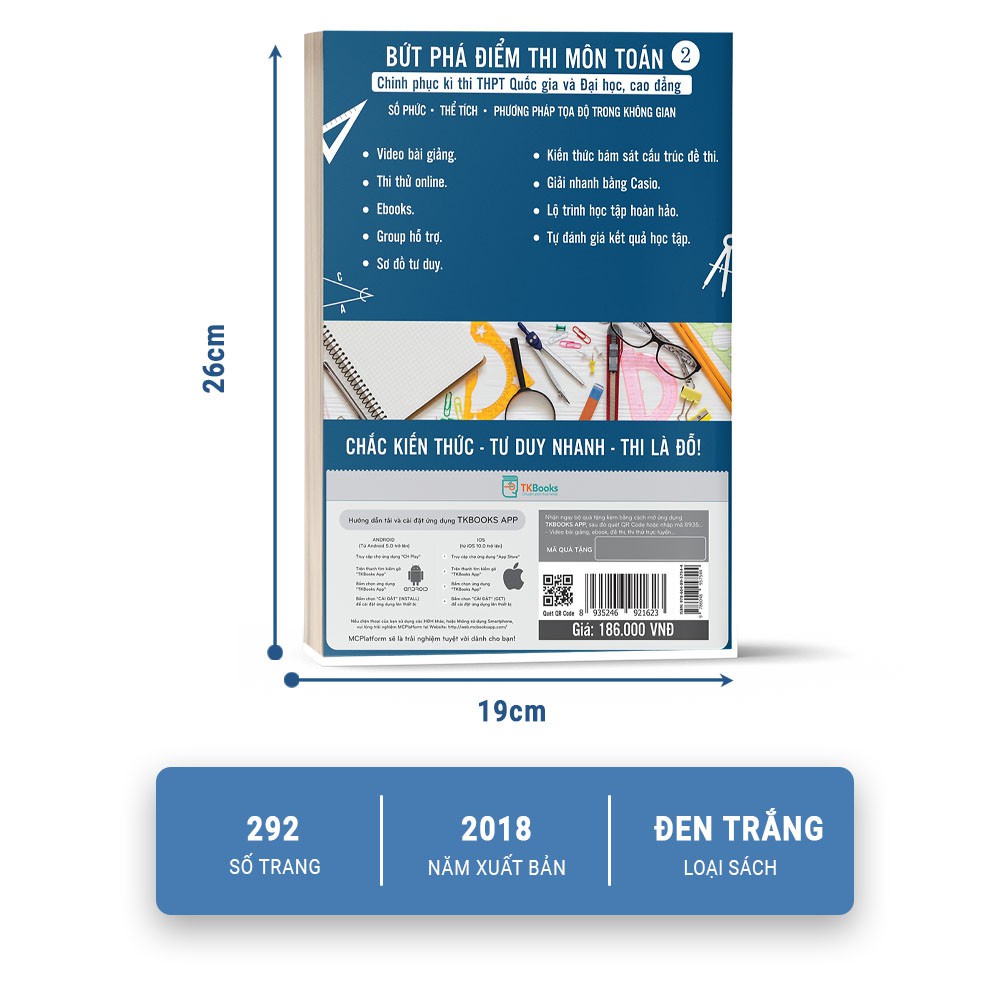 Sách - Bứt phá điểm thi môn Toán 2 (Chinh phục kì thiTHPT QG và Đại Học, Cao Đẳng)