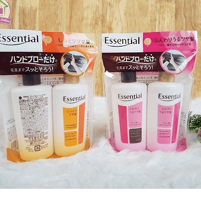 Bộ dầu gội - xả Essential mini 45ml- Nhật