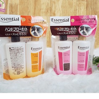 Bộ dầu gội - xả Essential mini 45ml- Nhật