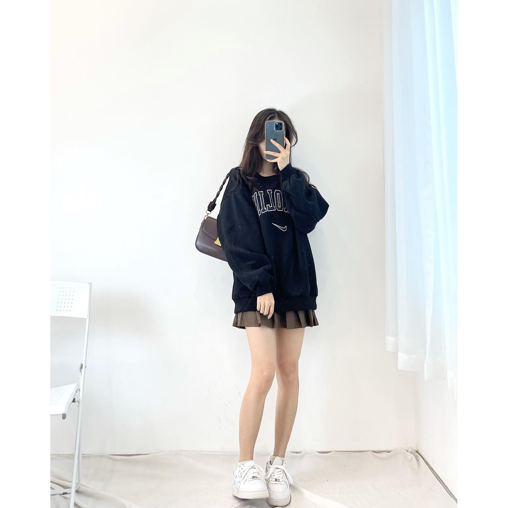 (FREESHIP) Áo sweater nỉ Carolia hàng quảng châu Miho house