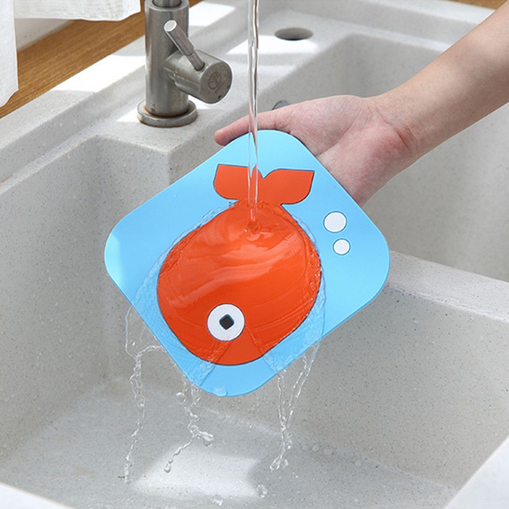 Tấm Lót Bàn Ăn Bằng Silicon Họa Tiết Hoạt Hình Chống Trượt/ Thấm Nước Tiện Dụng Cho Nhà Bếp