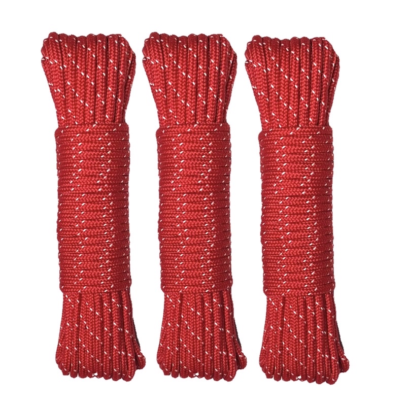 20 mét - Dây Dù 2,5mm ko lõi phối dạ quảng đẹp chắc chắn dùng làm macrame, vòng tay, căng lều, thời trang