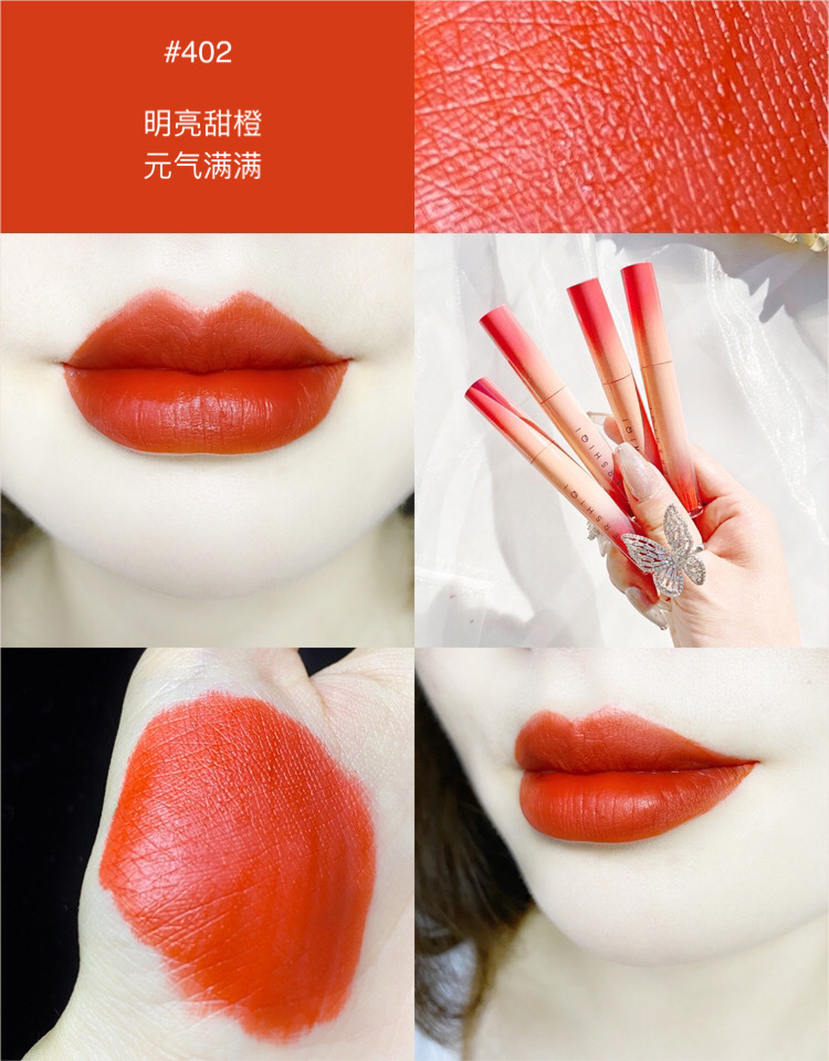 [Hàng mới về] Son Môi Trang Điểm Màu Nhung Lì Không Phai Không Dính Cốc | BigBuy360 - bigbuy360.vn