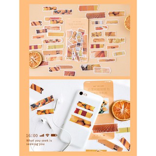Set 60 sticker kiểu giấy xé trang trí planner