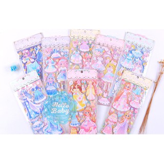 Hình dán Sticker 2 lớp dập nổi 3D xốp