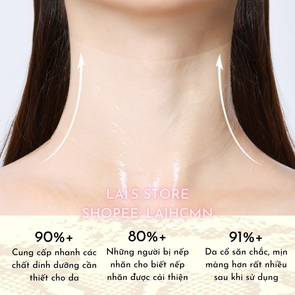 Mặt Nạ Cổ QDQ Snake Venom Peptide Collagen Invisible Neck Mask 17g Làm Sáng Da Dưỡng Ẩm Trẻ Hóa Giảm Nếp Nhăn Vùng Cổ