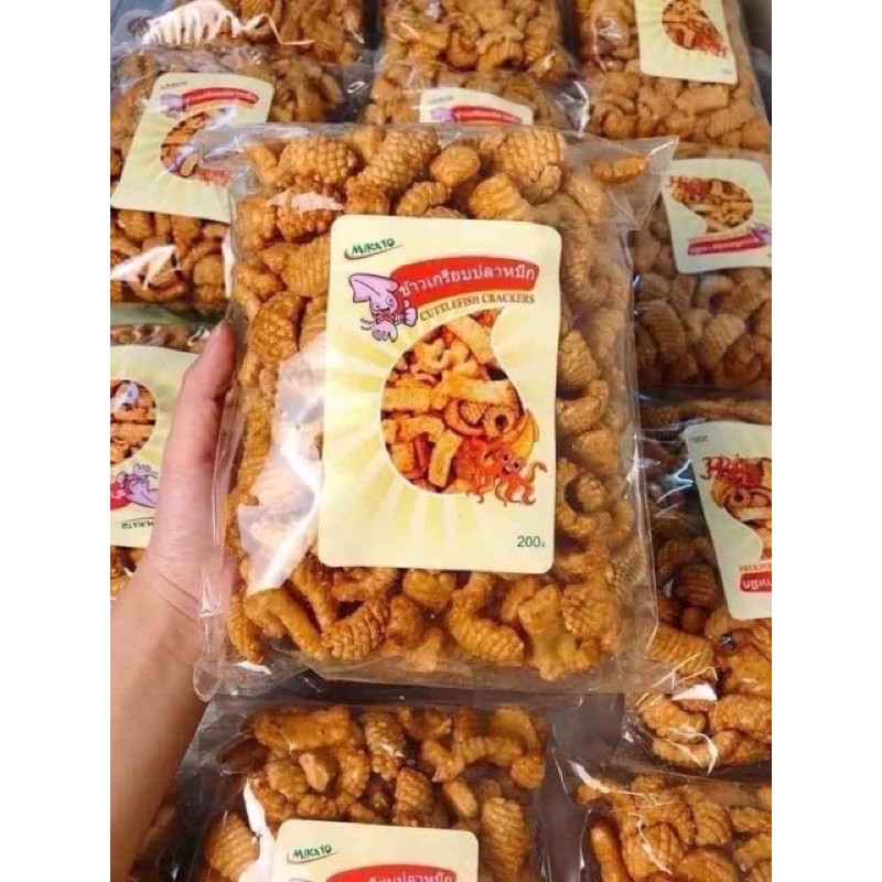  Snack Mực Thái 200gr ►FREESHIP◄ Bánh Thái Lan - Bánh Kẹo Ăn Vặt │ Gia Lai market