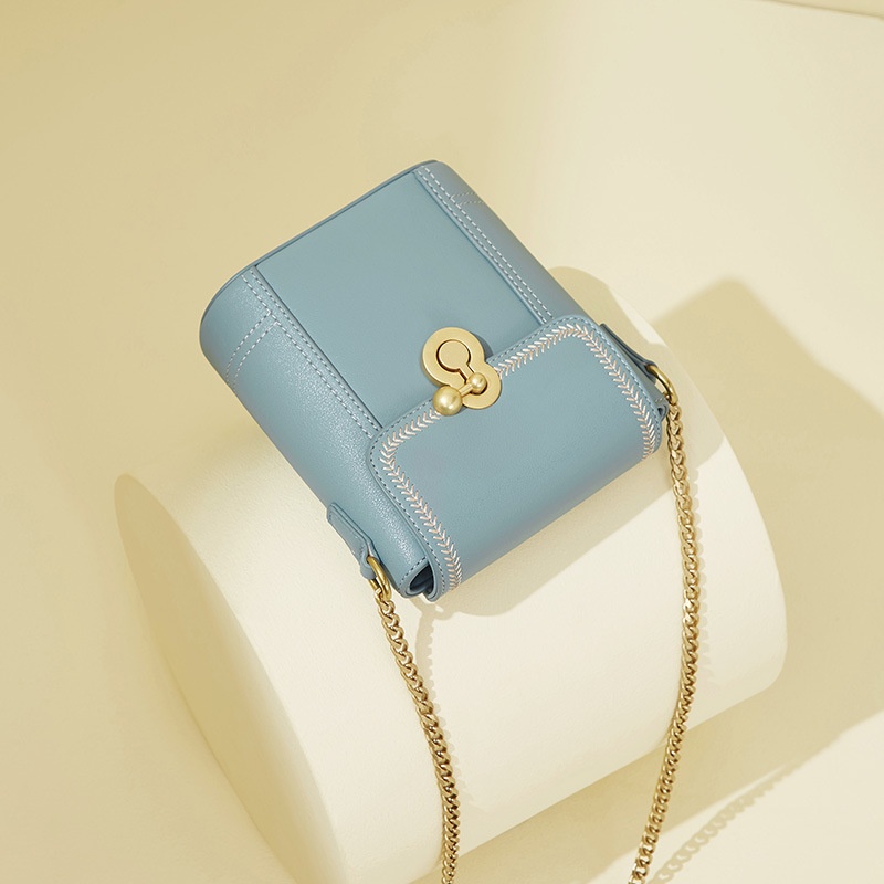 Túi Xách Đeo Vai Phối Dây Xích Thời Trang Dành Cho Nữ