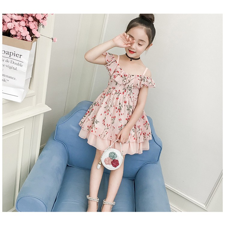 Váy voan bé gái size 16-35kg VH39