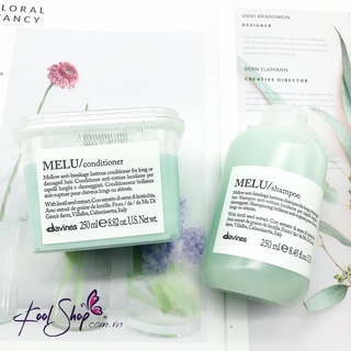 DẦU GỘI/XẢ DAVINES MELU CHO TÓC GẪY, CHẺ NGỌN