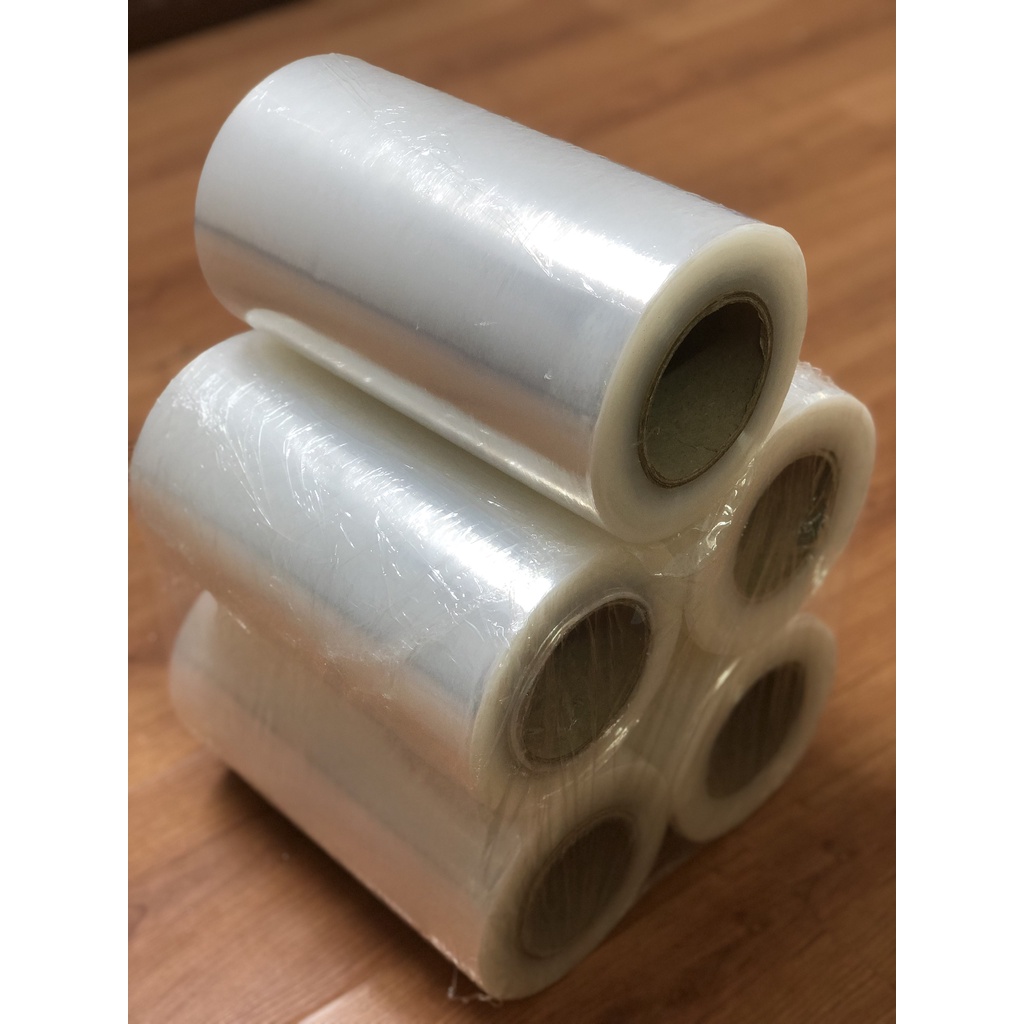 Màng bọc PE khổ 25cm nặng 2kg,lõi 0.25kg nhựa nguyên sinh bảo vệ hàng hóa