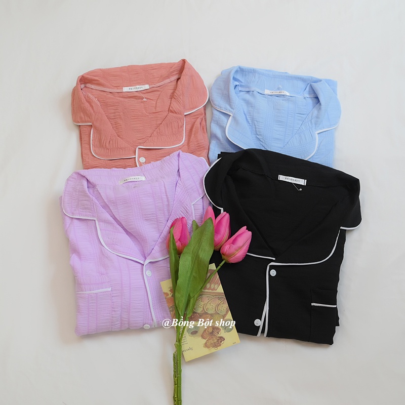 BỘ ĐỒ NGỦ MẶC NHÀ VẢI MỀM RAINBOW MÀU SẮC HOT HÈ 2022