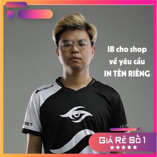 [FREESHIP] Áo thun Liên Minh Huyền Thoại -  Áo thi đấu TEAM SECRET 2020 - In Tên Theo Yêu Cầu
