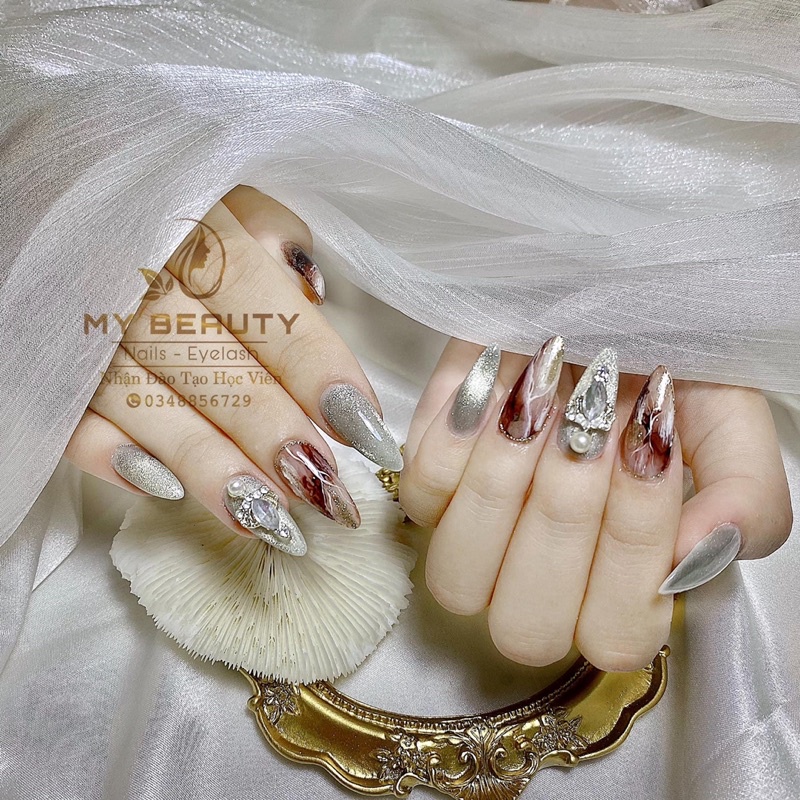 Vải voan nhũ chụp ảnh decor